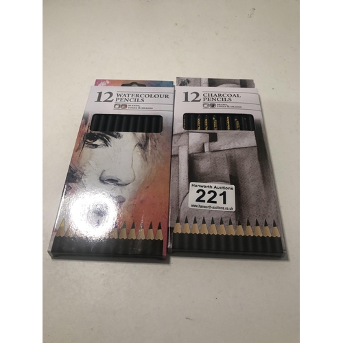 221 - X2 sets of pencils