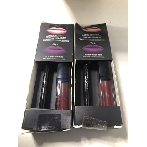 218 - X12 boxed lipsticks