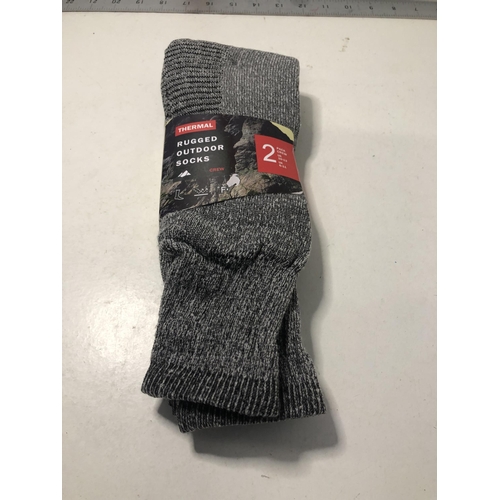 250 - New pack of 2 thermal socks