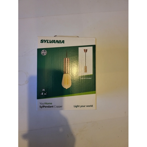 157 - Hanging Pendent Light White