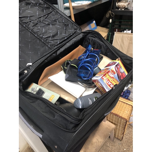 127 - Suitcase of odds