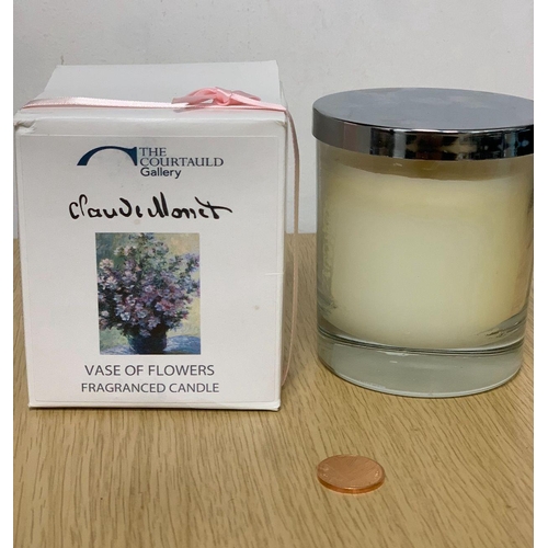 245 - Soy candle Claude Monet Flowers