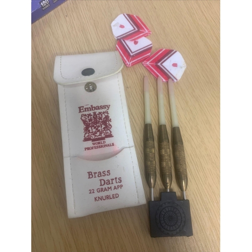 283 - Embassy brass darts