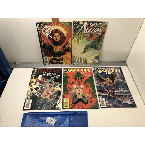 7 - X5 vintage mixed comics