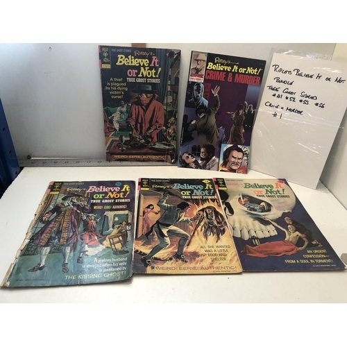 126 - X5 Ripleys Believe It Or Not comics