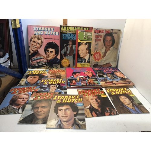 144 - Job lot of Starsky & Hutch magazines etc