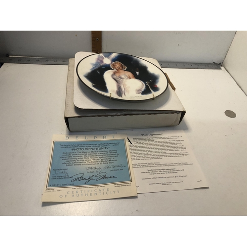 164 - Marilyn Monroe plate