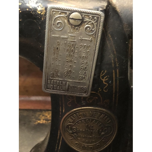 39 - J.Scoolbred & Co sewing machine