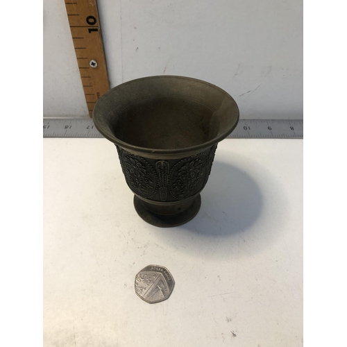 91 - Heavy brass bowl