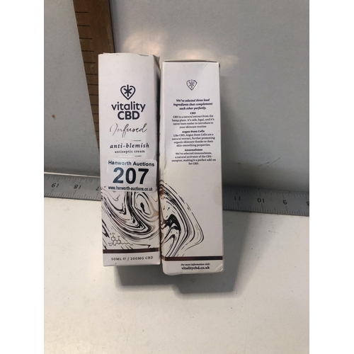 207 - X2 CBD creams