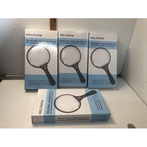 37 - X4 reading magnifier glasses