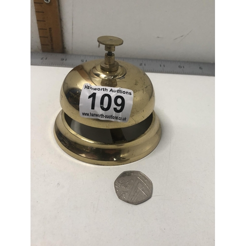 109 - Brass desk bell