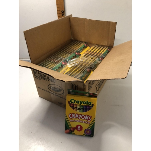 46 - Box of 48 packs of 8 crayons