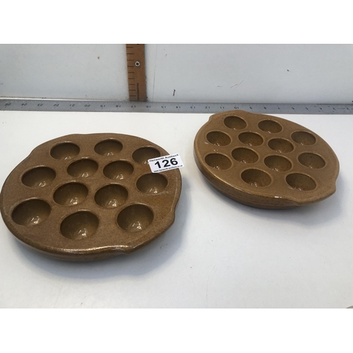 126 - X2 snail dishes