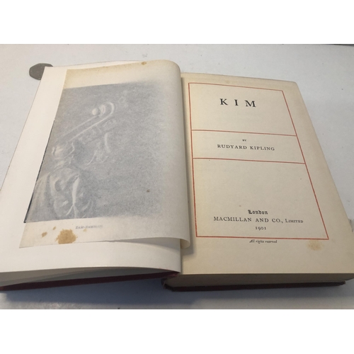 191 - Rudyard Kipling book
Kim 1901
#