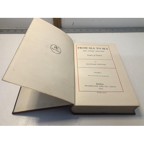 195 - Rudyard Kipling book
From Sea to Sea Vol 1 1904