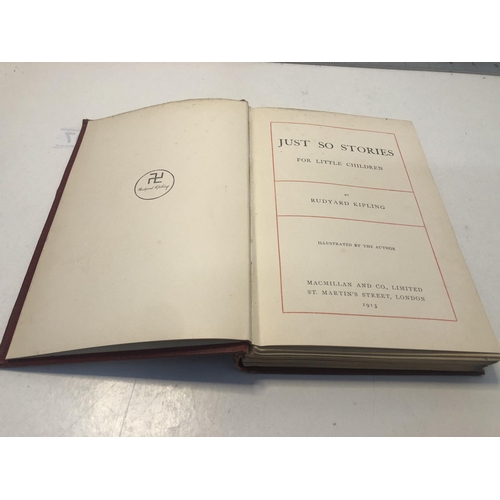 197 - Rudyard Kipling book
Just So Stories 1913