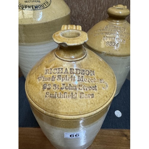 66 - 3 Vintage Flagons (different breweries), AF
PLEASE NOTE: COLLECTION ONLY