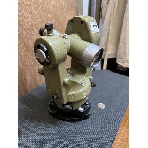 68 - Vintage Surveyors Level Theodolite
PLEASE NOTE: COLLECTION ONLY