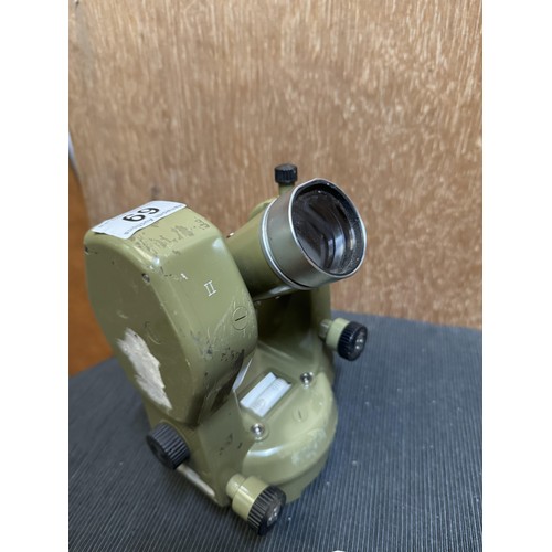 69 - Vintage Surveyors Level Theodolite
PLEASE NOTE: COLLECTION ONLY