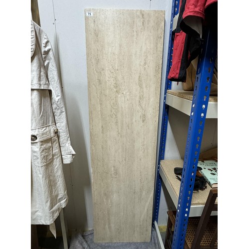 75 - Marble Top with Lip
71