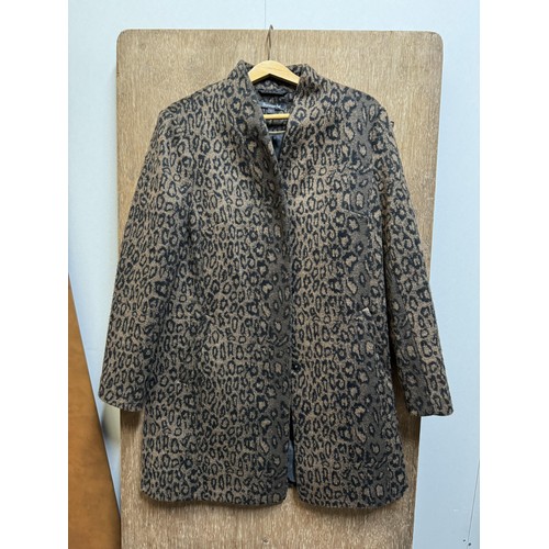 84 - Bon Marche Animal Print Ladies Jacket, UK Size 12