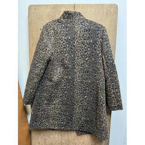 84 - Bon Marche Animal Print Ladies Jacket, UK Size 12