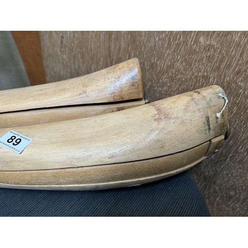 89 - Pair Vintage Wooden Boot Stretchers