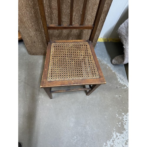 95 - Vintage Rattan Seat Chair
H: 37