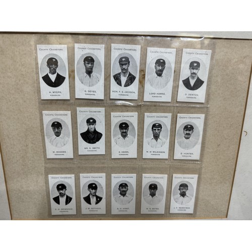 96 - Cigarette Card Collection, Country Cricketers, Framed
PLEASE NOTE: COLLECTION ONLY