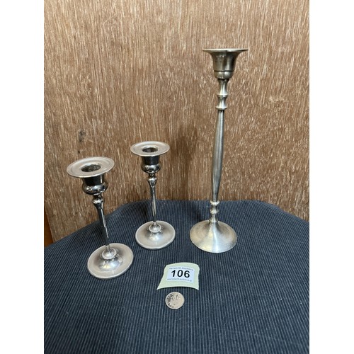 106 - 3 Candle Sticks