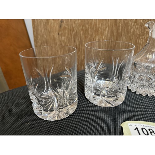 108 - Collection of Cut Glass