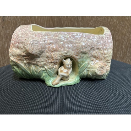 111 - Sylvac Log Vase