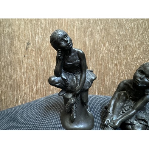 113 - Pair of Resin Ballerinas