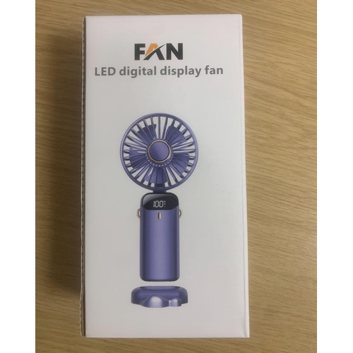 273 - LED digital display fan