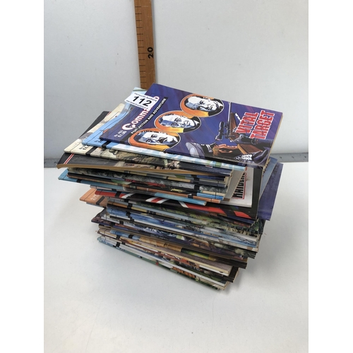 112 - Qty of Commando comics