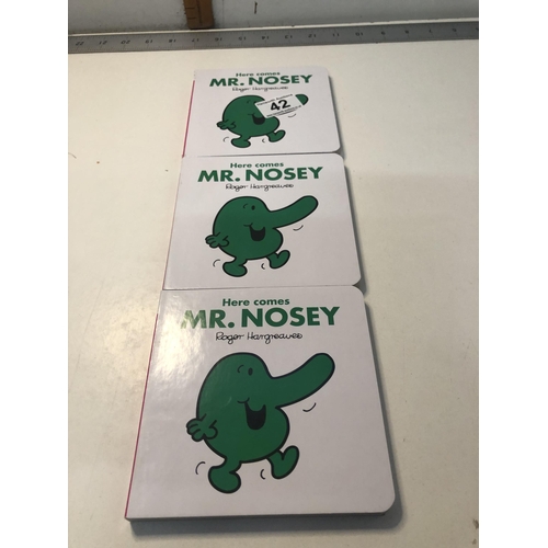 42 - X3 Mr Nosey books