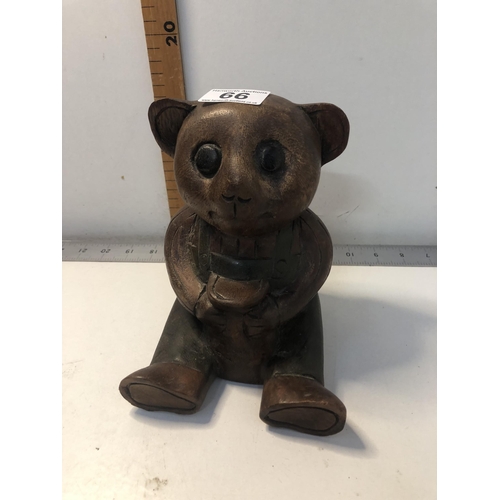 66 - Wooden bear
