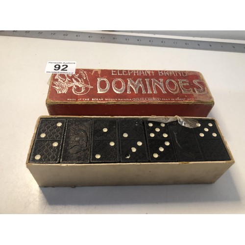 92 - Vintage dominoes