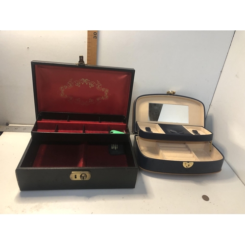 118 - X2 jewellery boxes