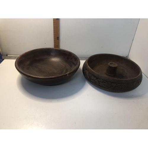 68 - X2 wooden bowls