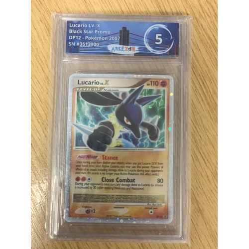 244 - Pokemon graded card Lucario