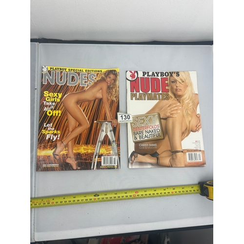 130 - 2x Playboy Special Edition Magazines