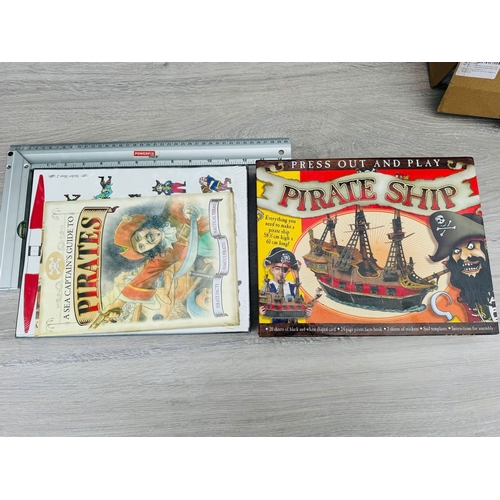 194 - 2x new and sealed pirate activity games