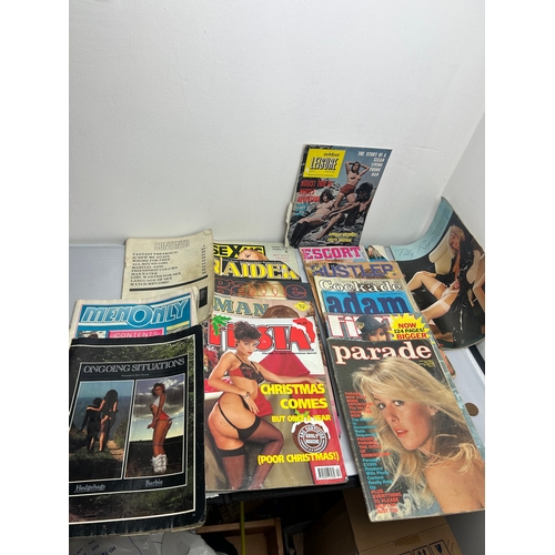 62 - Large quantity of Adult Magazines - FIESTA, Raider, Parade, Rustler, Escort etc