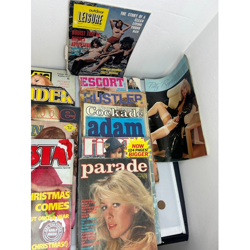 62 - Large quantity of Adult Magazines - FIESTA, Raider, Parade, Rustler, Escort etc