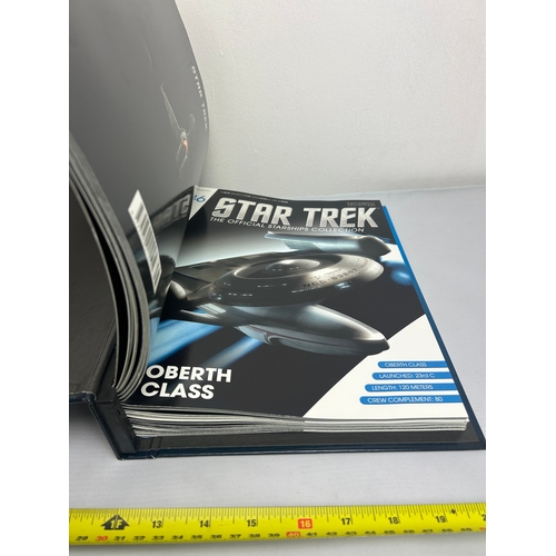 64 - Star Trek magazines in binder - issues 31-46