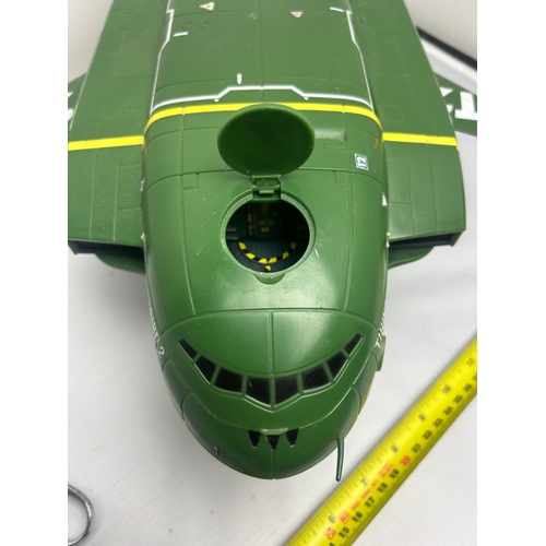 91 - Large Thunderbirds no.2 Toy, makes sounds and spring action features (SEE PHOTOS)