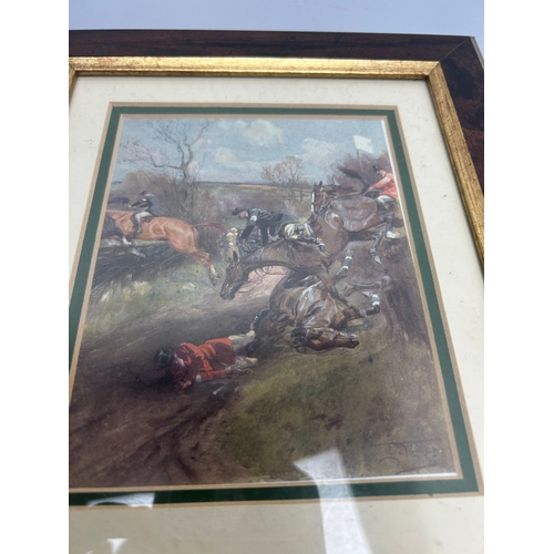 98 - Framed Lionel Edwards Print with COA from 1923