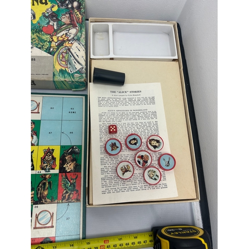 99 - Vintage Alice in Wonderland Board Game